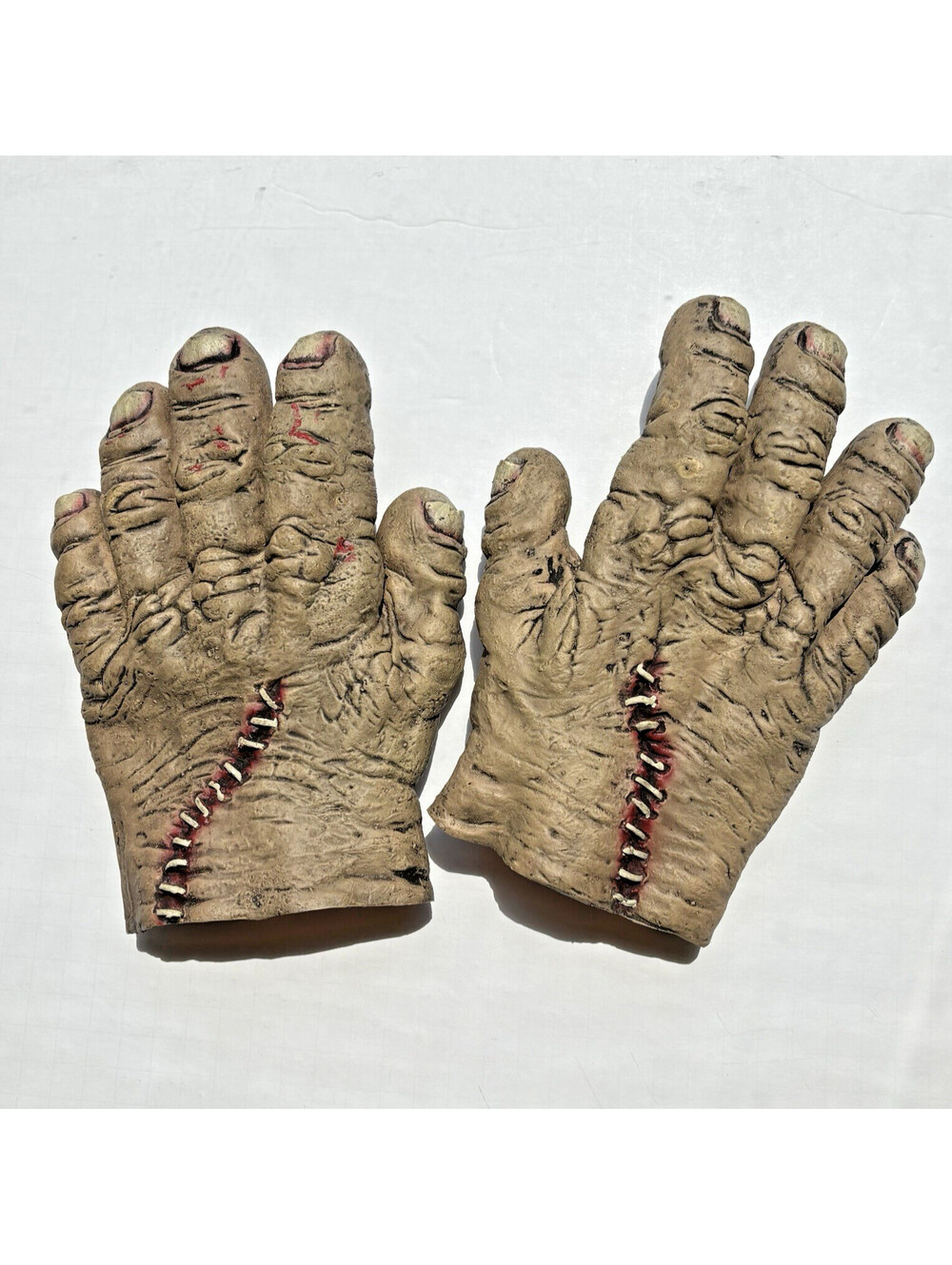 2002 The Paper Magic Group Frankenstein Monster Zombie Halloween Hands Gloves
